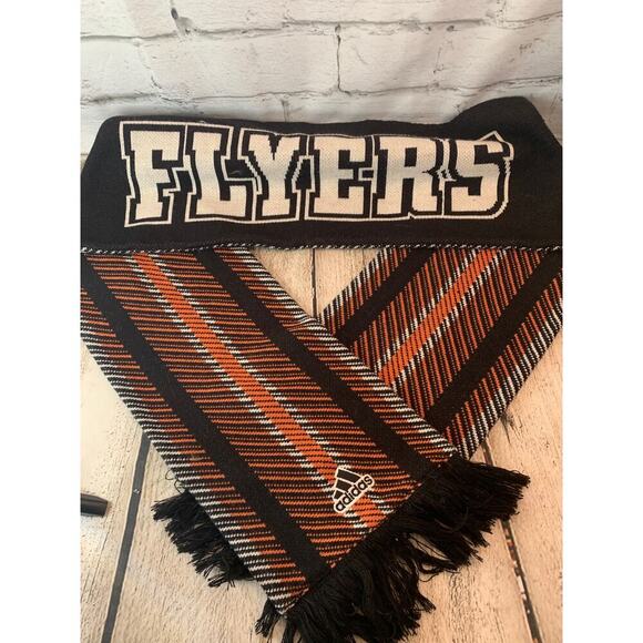 ADIDAS Unisex Adult NHL Philadelphia Flyers Fringed Scarf - Picture 2 of 3